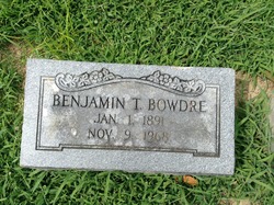 Benjamin T Bowdre 