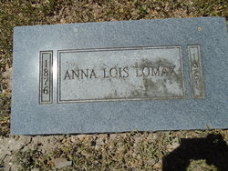 Anna Lois “Bertie” <I>Maxey</I> Lomax 