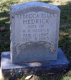 Rebecca Ellen <I>Rigney</I> Hedrick 