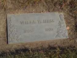 Willa Helen <I>Buntin</I> Hess 