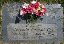 Marcella Lenora <I>Carroll</I> Cox 