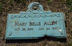 Mary Belle <I>Lowe</I> Allen 