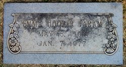 Emma <I>Hooper</I> Faram 
