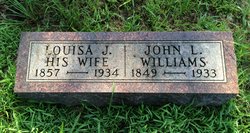 Louisa J <I>Leslie</I> Williams 