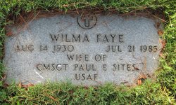 Wilma Faye <I>Brammer</I> Sites 