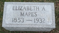 Elizabeth Ann “Betty” <I>Patterson</I> Mapes 