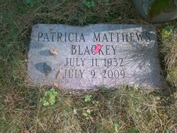 Patricia <I>Matthews</I> Blackey 
