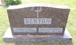 Elizabeth <I>Thomas</I> Benton 