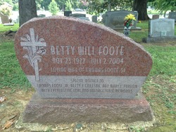 Betty Will <I>Connor</I> Foote 
