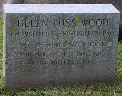 Helen <I>Foss</I> Wood 