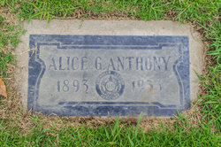 Alice G Anthony 