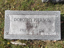 Dorothy <I>Pierson</I> Britt 