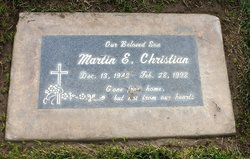 Martin E Christian 
