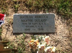 Matilda Rebecca <I>Martin</I> Dulany 