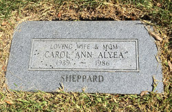 Carol Ann <I>Sheppard</I> Alyea 