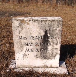 Mrs Pearl <I>McPhail</I> Lide 