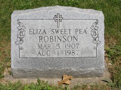 Eliza “Sweet Pea” <I>Green</I> Robinson 
