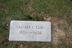Sarah <I>Boshwit</I> Cohn 