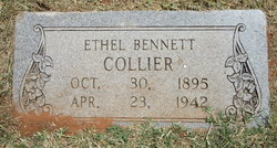 Ethel <I>Bennett</I> Collier 