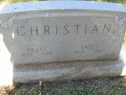 Clara <I>Dickerson</I> Christian 