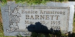 Eunice <I>Armstrong</I> Barnett 
