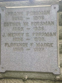 Frank E Forsman 