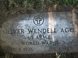 Oliver Wendell Agee 