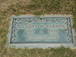 Gladys Wilma <I>Kelly</I> Barnes 