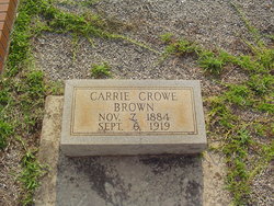 Carrie <I>Crowe</I> Brown 
