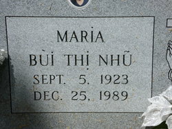 Maria Bui Thi Nhu 