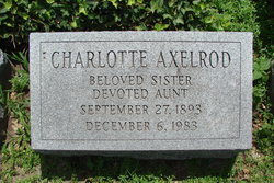 Charlotte Axelrod 