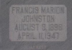 Francis Marion Johnston 