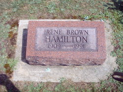 Irene <I>Brown</I> Hamilton 