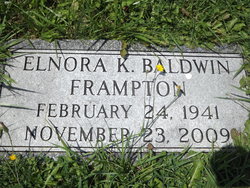 Elnora Katherine “Kay” <I>Baldwin</I> Frampton 