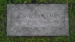 Jennie <I>Eagleton</I> Freeman 