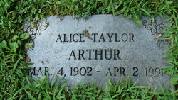 Alice Taylor Arthur 