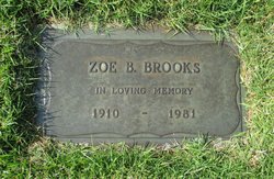 Zoe B <I>Elliott</I> Brooks 