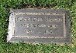 Dorothy Marie <I>Mackey</I> Thompson 