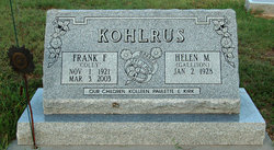 Frank F “Coley” Kohlrus 