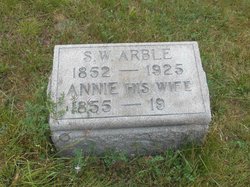 Anna F <I>Walls</I> Arble 
