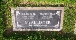 Maxine Mae Mc Allister 