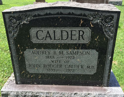Audrey Bertha Maud <I>Sampson</I> Calder 