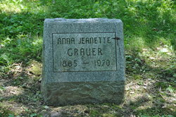 Anna Jeanette <I>Schweitzer</I> Grauer 