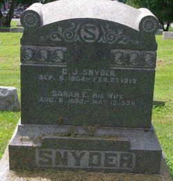 Sarah Elizabeth <I>Harris</I> Snyder 