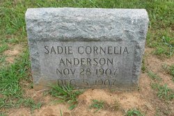 Sadie Cornelia Anderson 