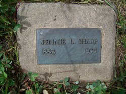 Jennie L. <I>Baxter</I> Sharp 