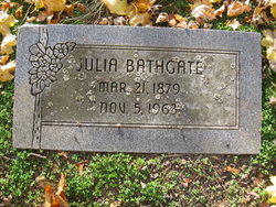 Julia Ann <I>Sigler</I> Bathgate 