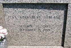 Elva Eugenia <I>Stansbury</I> LeBlanc 