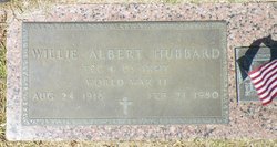 Willie Albert Hubbard 
