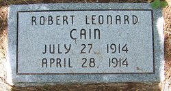 Robert Leonard Cain 